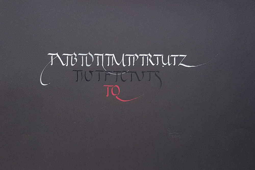 Experimentelle Kalligraphie 2013